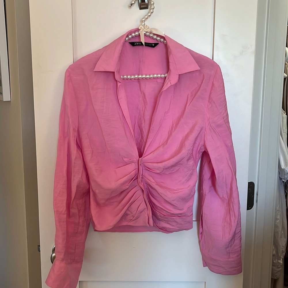 Zara Pink Blouse